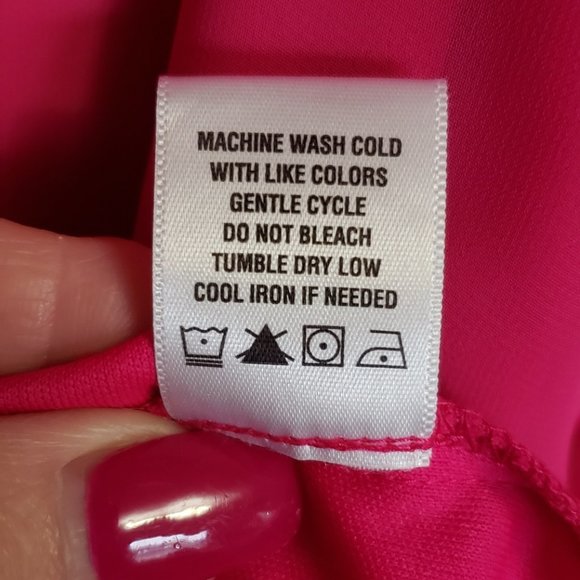 COCO BIANCO TRI-COLORED COLD SHOULDER BLOUSE - Picture 8 of 8